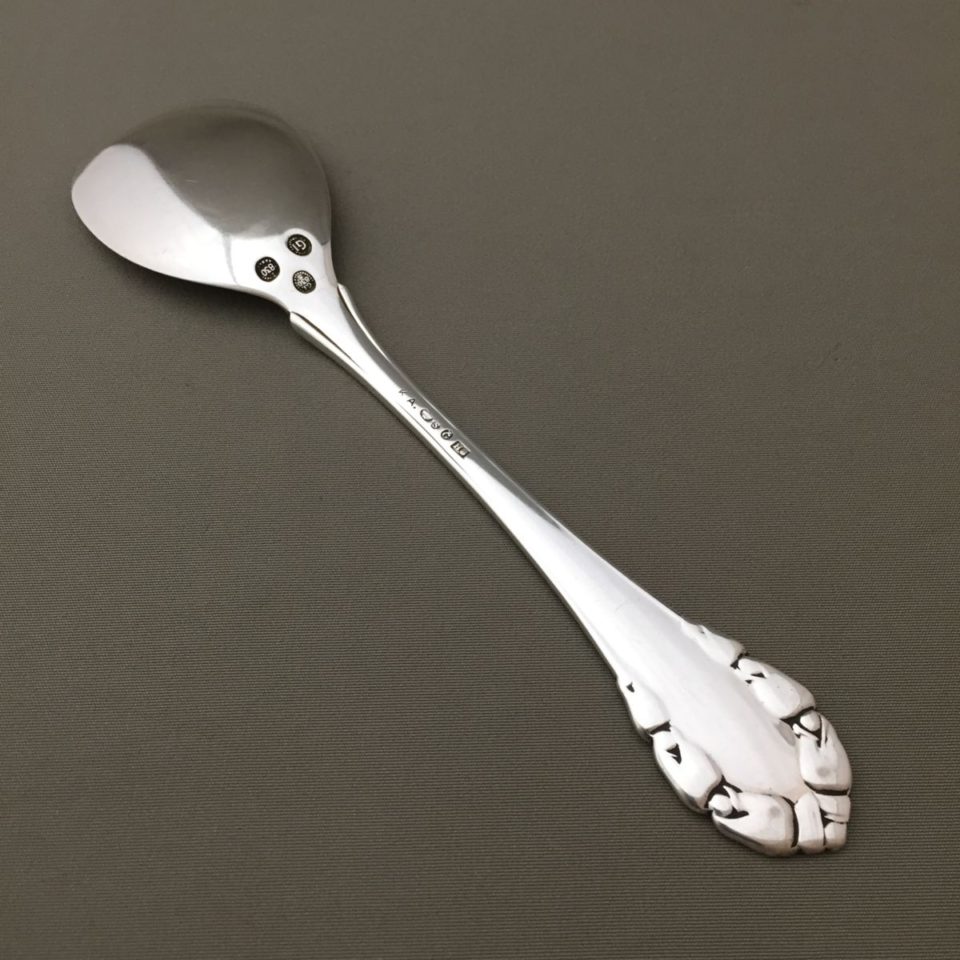 ジョージ・ジェンセン「“Rose” ジャムスプーン 長さ14cm