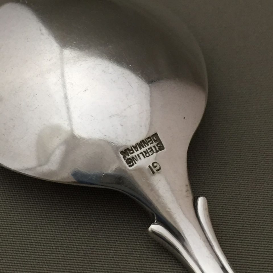 ジョージ・ジェンセン「“Rose” シュガースプーン 長さ11cm