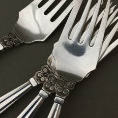 ジョージ・ジェンセン「“Acorn” サラダフォーク 長さ16.7cm