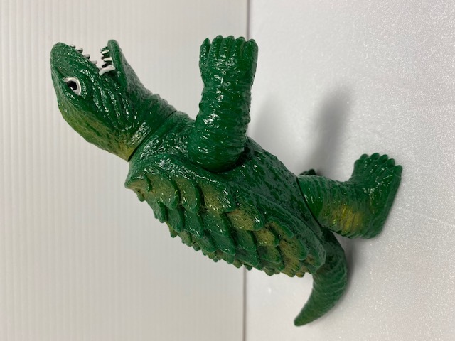 中間サイズ☆日東☆ガメラ☆ソフビ人形 大 21．0cm（頭～尾） 高