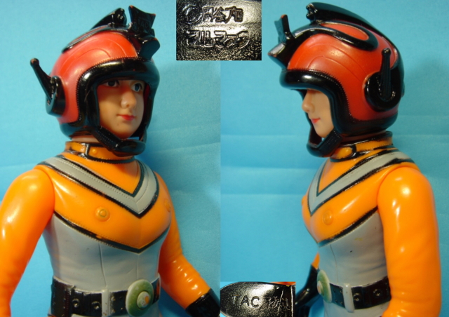 ウルトラマンエース TAC隊員（女性） ソフビ人形 S47年