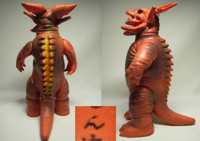 当時物マルサン ガボラ ソフビ 怪獣 ウルトラマン 角1本欠品 当時物