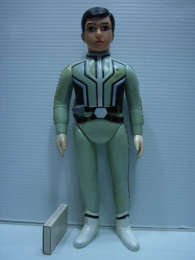 希少☆ブルマァク ウルトラセブン ダン隊員 ソフビ人形 27.0cm 当時物