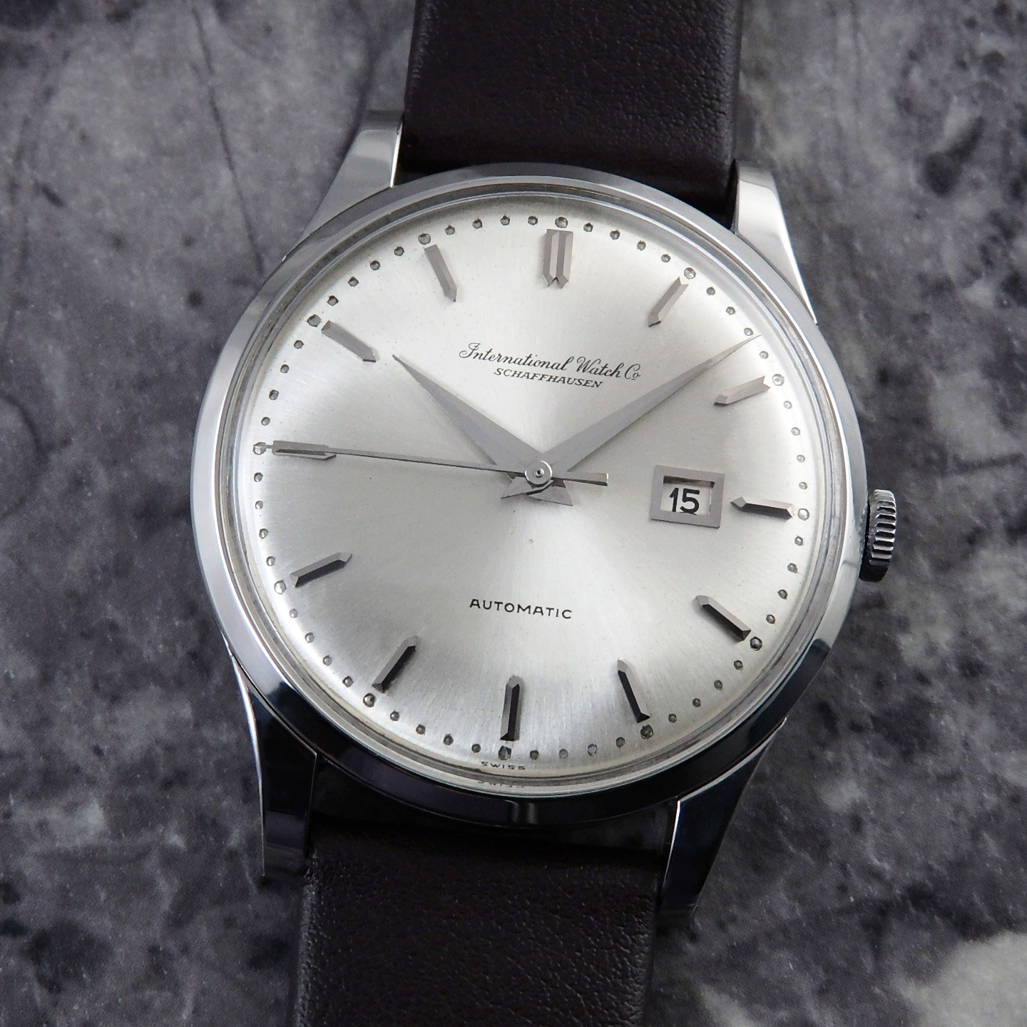 IWC 寄り目デイト ヴィンテージ 1962年 ペラトン式自動巻