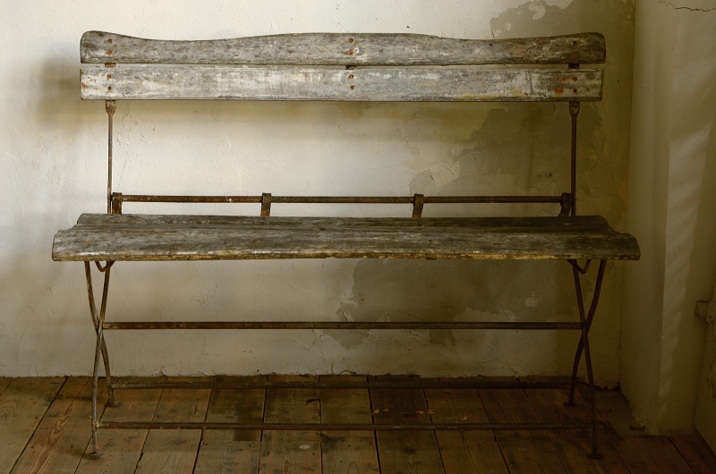 アンティークガーデンベンチ フランス 【Antiques Truffle 京都 鹿ケ谷】