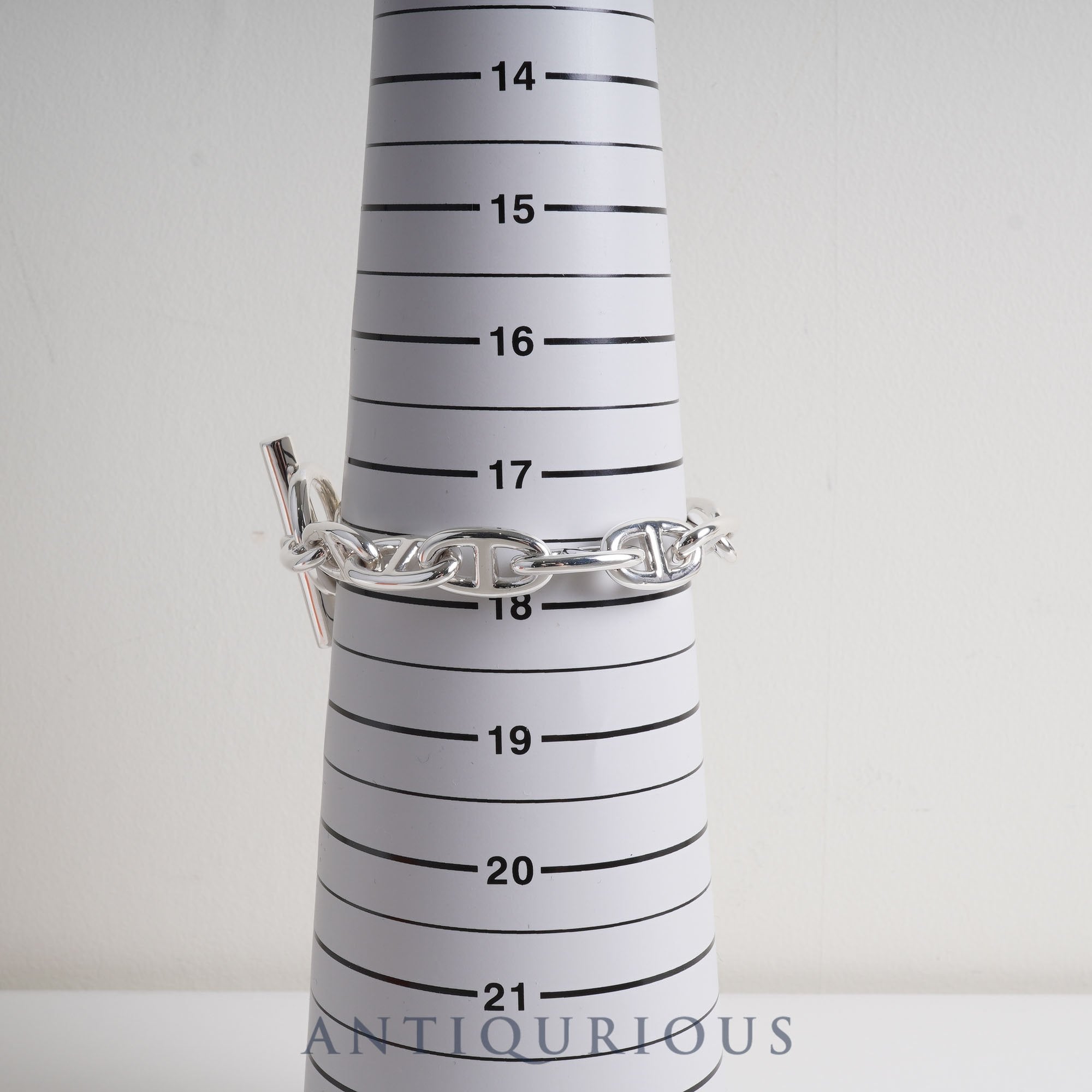 エルメス ブレスレット シェーヌダンクル GM 13コマ SV925 箱