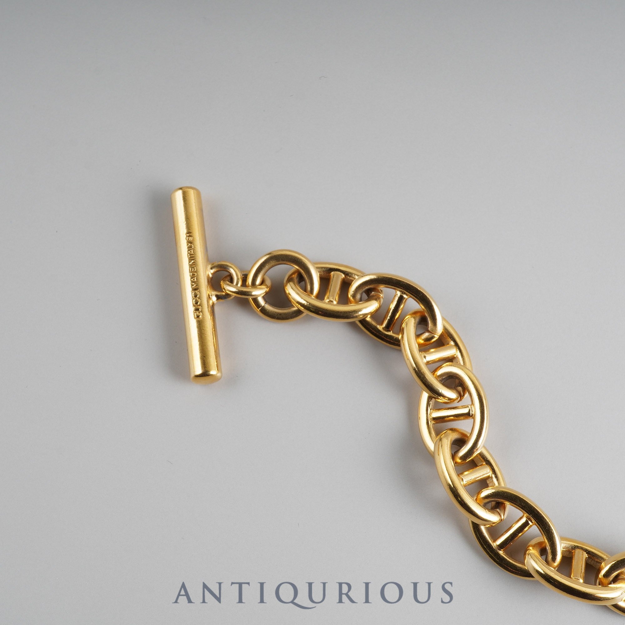 グッチ ブレスレット アンカーチェーン GP 箱 保存袋 91年刻 トム