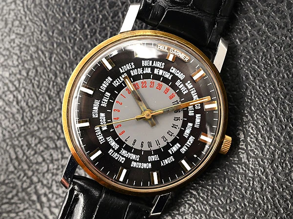 HB-0427| ポールガルニエ PAUL GARNIER 手巻き GMT 24H コンビモデル