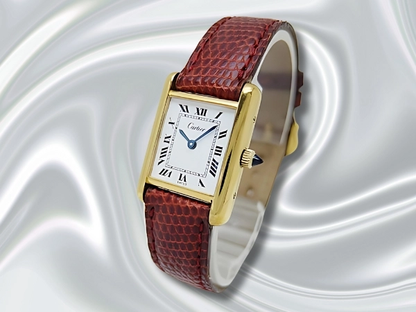 HB-0143| カルティエ プレマストタンク SM Ref.1 Cal.78-1 金張り