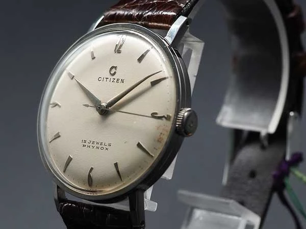 JA-2036| シチズン 新本中三針 S中三針 15石 手巻き 1950s