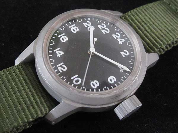 HA-6560| エルジン アメリカ陸軍航空隊 A-12 24時間時計 未使用品ケース