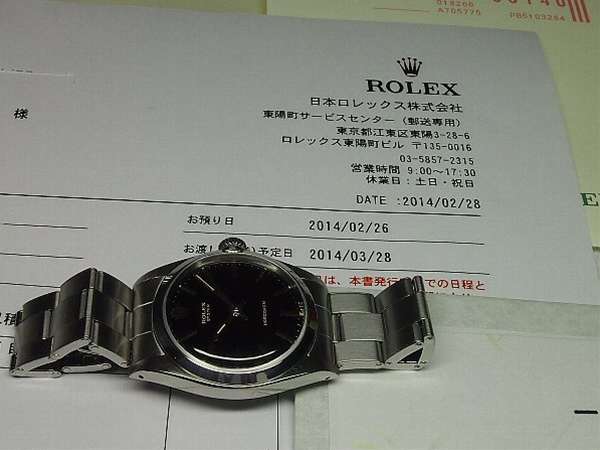 ロレックス 手巻1965年製 ROLEX純正オリジナル黒ミラーギルトダイヤル