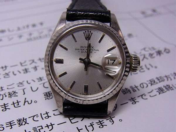 ロレックス ROLEX オイスターパーペチュアル デイト レディース K18WG