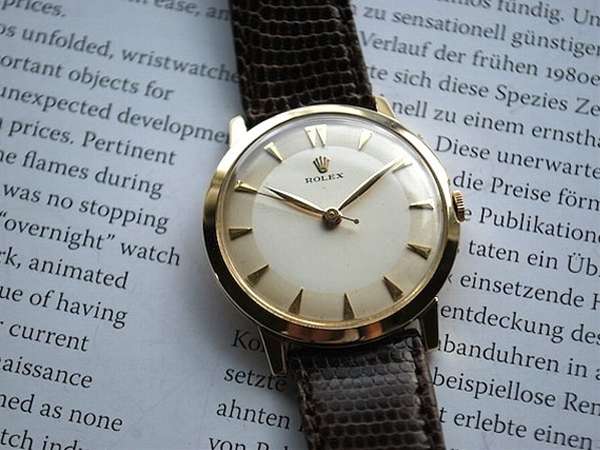 ロレックス 14金無垢 1959年 BOX付 希少 ニアミント メンズ | アン