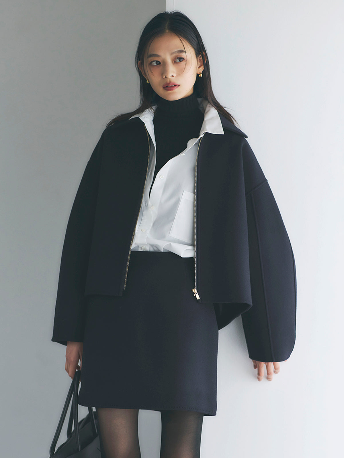 リバーウールショートコート