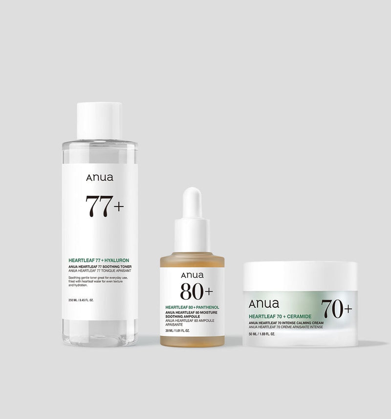 ドクダミスージング3STEPセット (化粧水+美容液+クリーム) | アヌア Anua