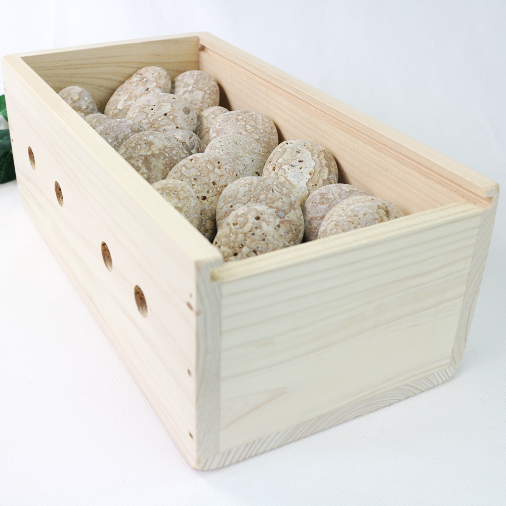 お風呂用】姫川薬石3Kg（国産檜箱入り・贈答ギフト） | 姫川薬石堂