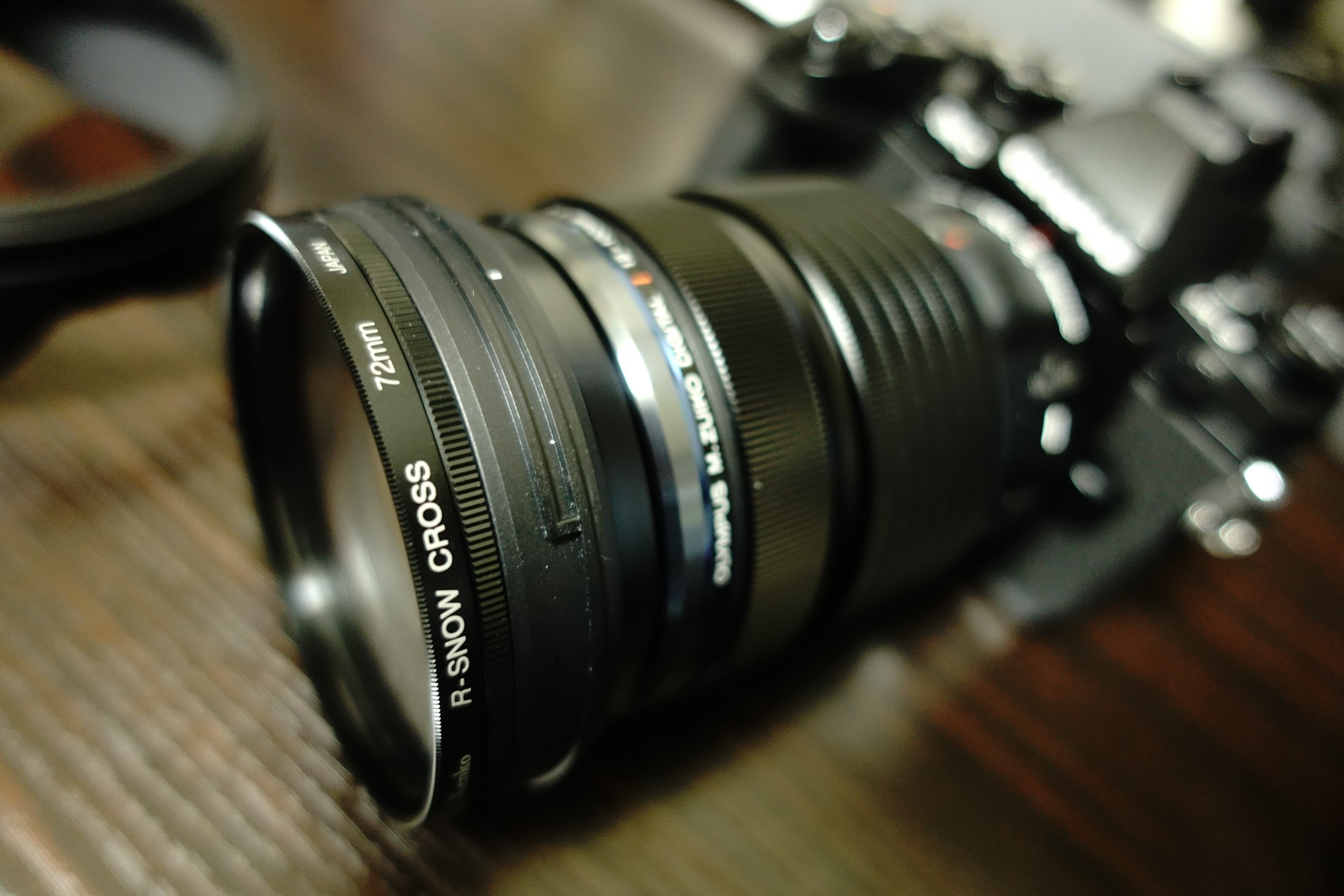 ED 12-100mm F4 PROとクロスフィルターの注意点・イルミネーション試し