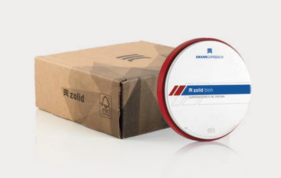 AGセラミルシリーズジルコニアブランクZolid Bion - 朝日レントゲン