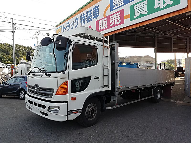 日野 レンジャー3.3tセミワイドアルミブロック平ボデー | 中古トラック