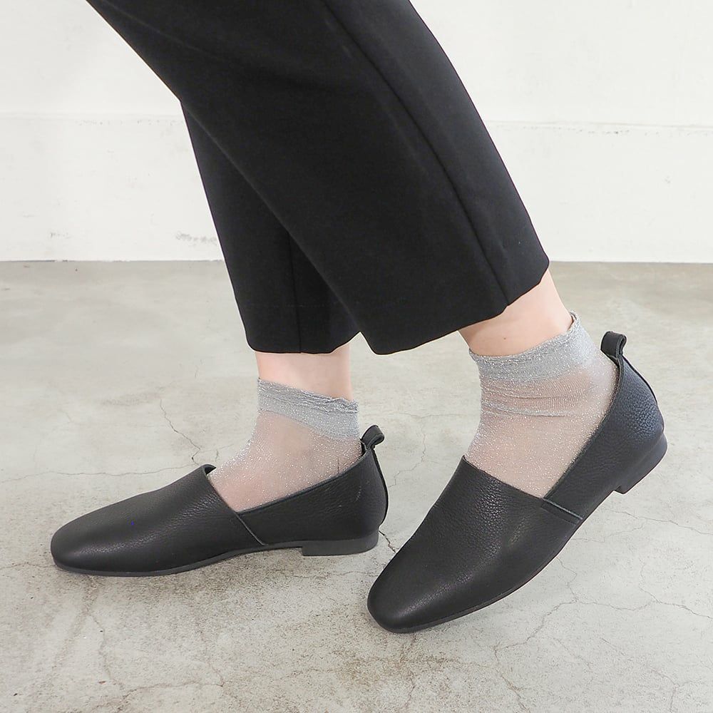 防水｜Lカットフラットシューズ（EN_5360373） | あしながおじさん