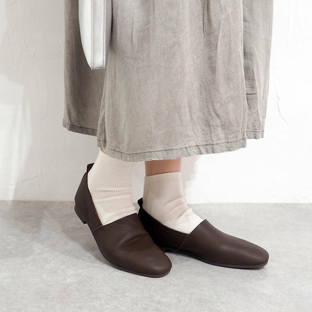 防水｜Lカットフラットシューズ（EN_5360373） | あしながおじさん