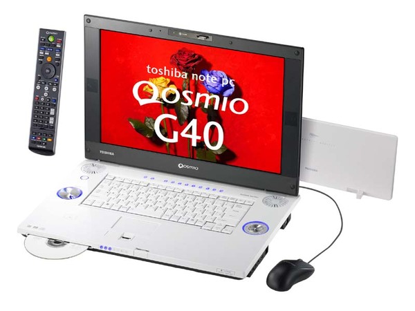 ASCII.jp：東芝、AVノートパソコン“Qosmio G40/F40”の夏モデル5製品を発表