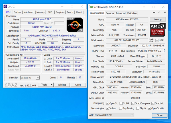 ASCII.jp：Renoirのデスクトップ版「Ryzen PRO 4000Gシリーズ」3モデル