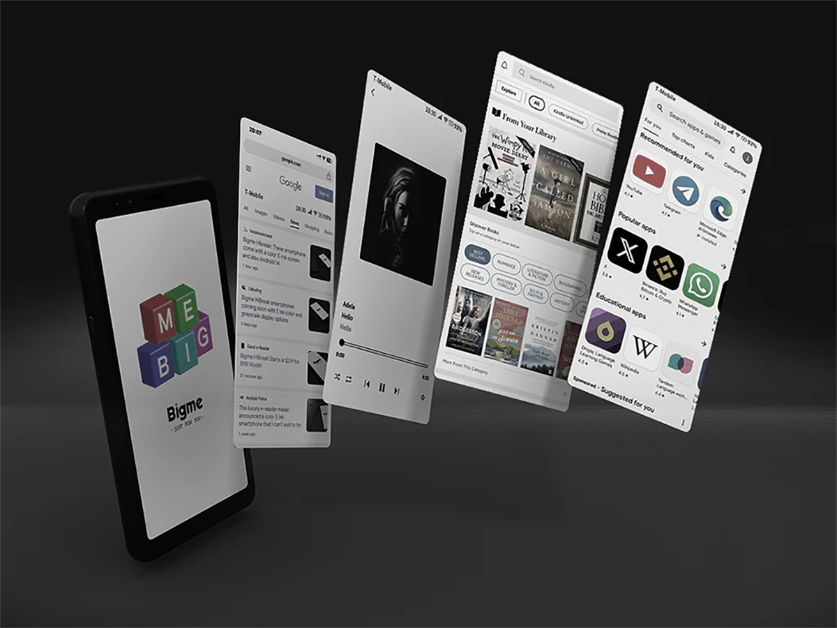 カラーE Ink搭載スマホ「Bigme Hibreak」登場！ 第3のスマホ