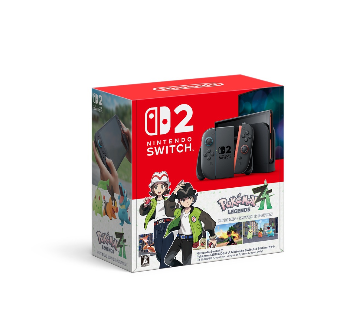 任天堂「Switch 2」ポケモンレジェンズ Z-Aセットを販売決定 別々に