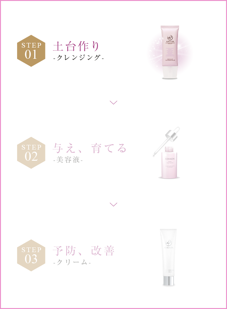 アスハダ（ASHADA）クレンジング｜優しさと洗浄力を合わせ持つメイク落とし