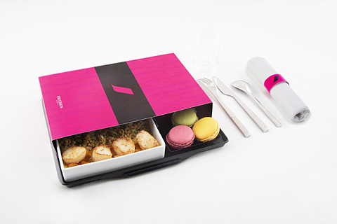 エールフランス、長距離線のプレエコ/エコノミー機内食に「FAUCHON