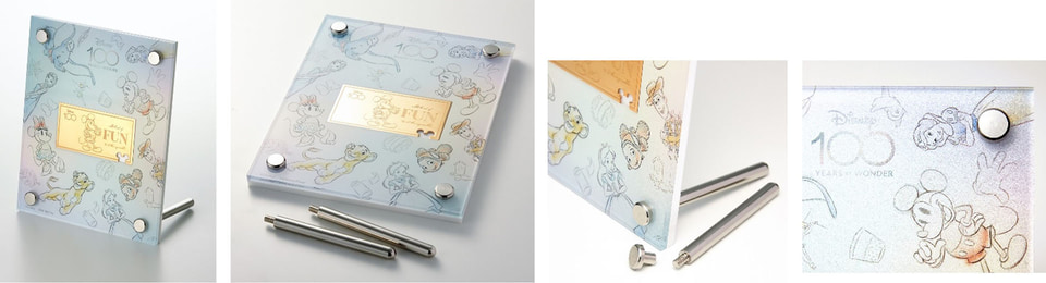 ディズニー100周年を記念した「切符型純金」ベルメゾンJRE MALL店で