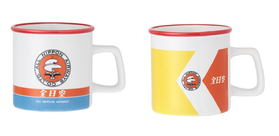 ANA、旧ロゴ使用のレトログッズ。懐かしいダヴィンチマークあしらった