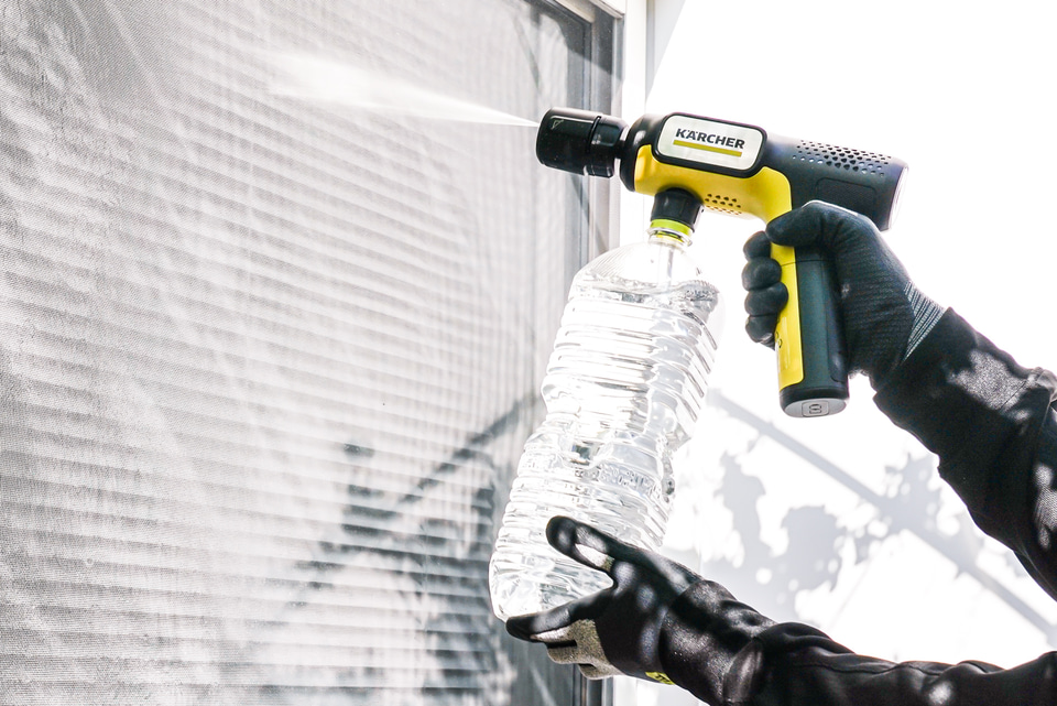 ケルヒャーのモバイル高圧洗浄機「ハンディエア（OC Handy Compact