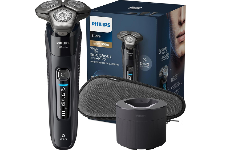 フィリップスの72枚刃ドライ/ウェット電気シェーバーが半額に。毎分15