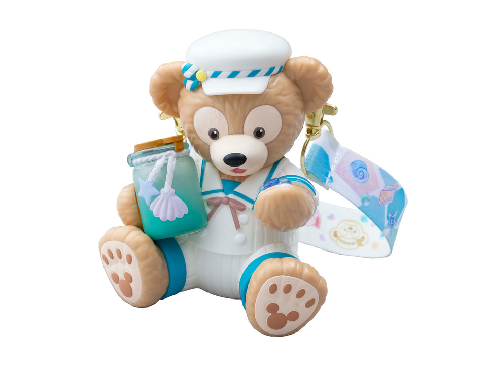 青色さがし中のダッフィーがミニスナックケースに！ ダッフィー