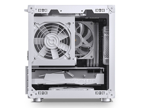 4面メッシュパネル仕様のmicroATXケース「Jonsbo C6」に白色モデル