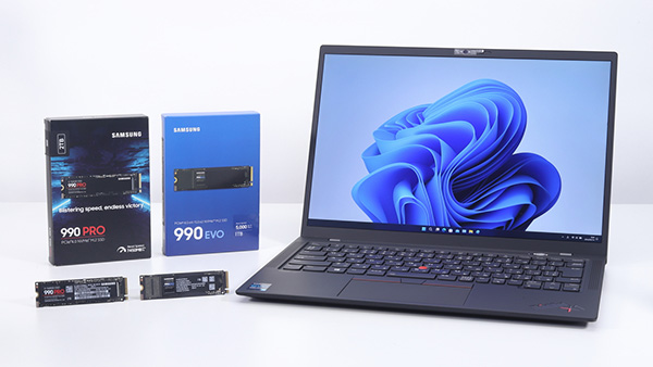 ThinkPad X1 Carbon Gen 9 (2021)」の真の性能引き出すSSD換装、高性能