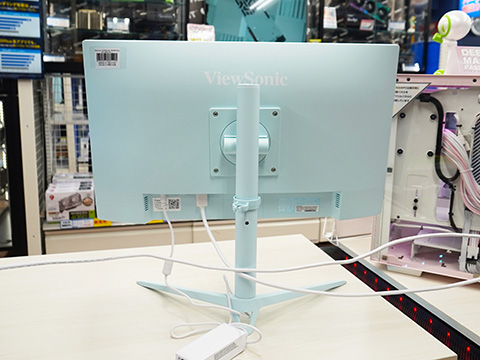 パステルカラーの23.8型ゲーミングモニターがViewSonicから、ドスパラ