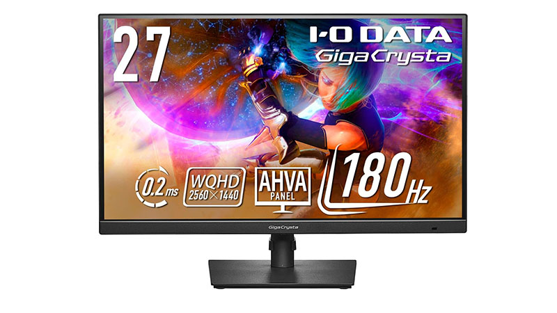 アイ・オーのWQHDゲーミングモニターが37,980円、1TB スティックSSDが