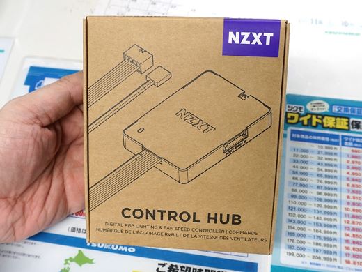 LED/ファン制御対応のコントローラー「NZXT Control Hub」が入荷