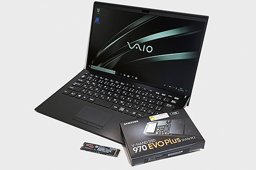 最新VAIOの内蔵NVMe SSDを1TBに換装、ノートPCの容量不足を一気に解決