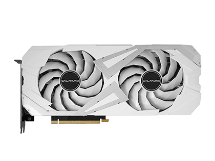 GALAKURO GAMINGのGeForce RTX 3060 Tiはデュアルファン仕様で3年保証