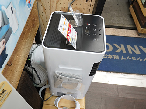 工事不要のスポットクーラー「置き場所に困らない「スッキリサイズ