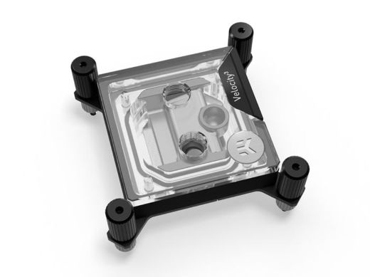 EKWBのCPU水冷ブロック「EK-Quantum Velocity3」に透明アクリルトップ