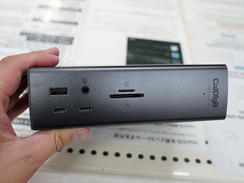 Thunderbolt 5対応のハイエンドドック「CalDigit TS5 Plus」が秋葉館で