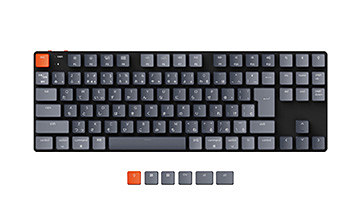 薄型65%キーボード「Keychron K7」に日本語配列版、アルミフレームを