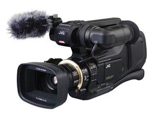 JVC、36Mbps映像+ハイレゾ音声MOV記録のショルダー型ビデオカメラ「JY