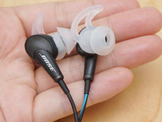ボーズのNCイヤフォン「QC 20」、カラー&リモコン変更の新モデルに